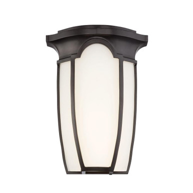 Tudor Row 13W 1 LED Outdoor Wall Lantern by Designers Fountain - led33711-bnb
