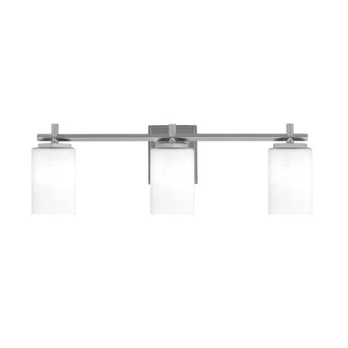 Franklin 3 Light Bath Bar 8.5 Inch Tall and 25 Inch Length by Toltec - 1213-85-25