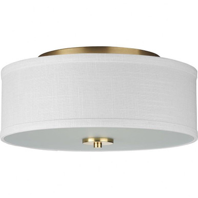 Inspire 2 Light 13 Inch Wide Traditional Flush Mount by Progress - P350130-012
