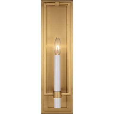Marston 1 Light Wall Sconce by Visual Comfort Studio - cw1241bbs