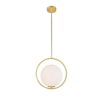 Celeste 5W 1 LED Light Medium Pendant by CWI - 1212P14-1-169