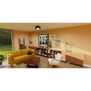 1 Light 16 Inch Wide Flush Mount by Bailey Street Home - 71-BEL-5054257