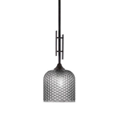 Uptowne 1 Light Small Stem Hung Pendant 20.5 Inch Tall by Toltec - 320-DG-4912
