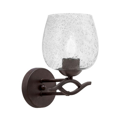 Revo 1 Light Wall Sconce 10 Inch Tall by Toltec - 141-48