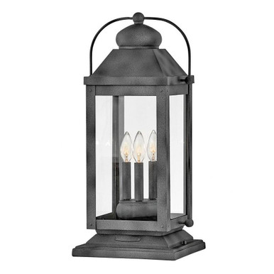 Clos Peris 3 Light Large Outdoor Low Voltage Pier Mount by BSH - 81-BEL-3335632