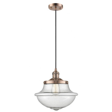 Oxford 1 Light Cord Hung Medium Pendant by Innovations - 201C-G54