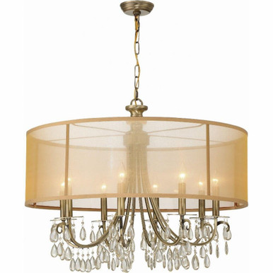 Hampton 8 Light Large Chandelier by Crystorama - 5628