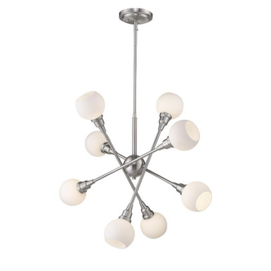 Tian 8 LED Light Large Pendant by Z-Lite - 616-8C-BN-LED