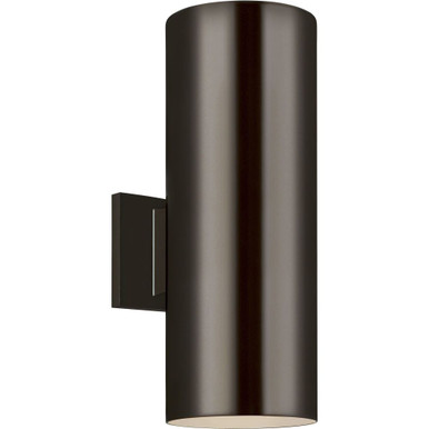 Outdoor Cylinders 2 Light Armed Outdoor Wall Mount by Visual Comfort Studio - 8313802