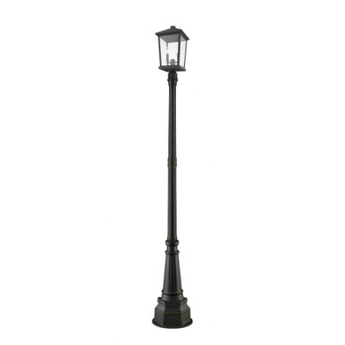Heritage Cloisters 2 Light Outdoor Post Mount by BSH 372 BEL 3173317 - 372-BEL-3173317