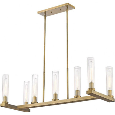 Beau 7 Light Mini Island Chandelier by Z-Lite - 3031-7L-RB
