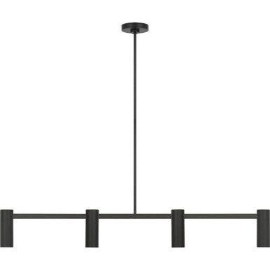 Zentro 4 LED Linear Chandelier 48 Inch Wide by Generation - GLC2074E