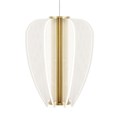 Sean Lavin 1 LED Monorail Pendant 10.6 Inch Tall by Visual Comfort Modern - 700MONYRBR-LED930