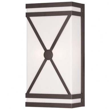 1 Light Wall Sconce 16.5 Inch Tall by Livex - 9411-91