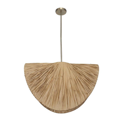 Bend 1 Light Pendant 19 Inch Tall and 28.75 Inch Wide by uttermost - 21625