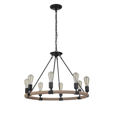 Dillon 8 Light Large Chandelier by Craftmade - 51728-FB