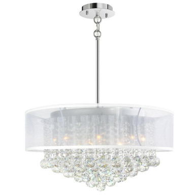 Radiant 12 Light Medium Chandelier by CWI - 5062P24C (Clear + W)