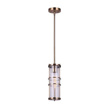 Lynah 1 Light Mini Pendant by Canarm Inc - IPL1018A01GD
