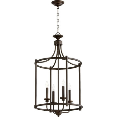 Rossington 4 Light Large Entry Pendant by Quorum - 6822-4