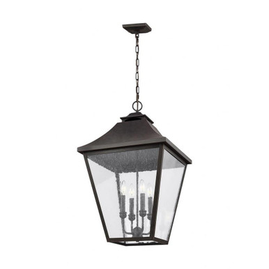 Sean Lavin 4 Light Large Outdoor Pendant by Visual Comfort Studio - ol14409sbl