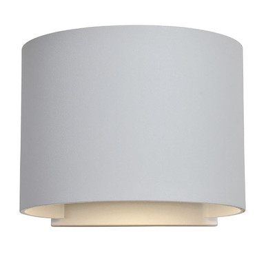 Curve 6W 2 LED Light Outdoor Wall Lantern by Access - 20399LEDMGRND
