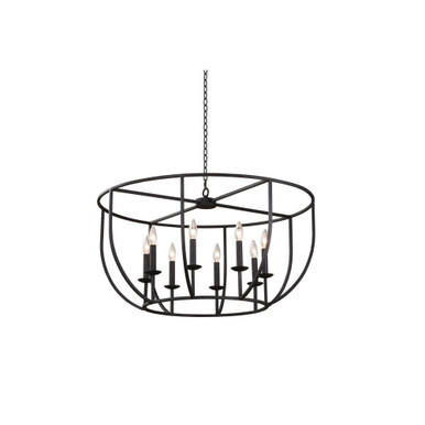 Newhall 8 Light Oversized Pendant by Kalco - 508052BI
