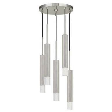 35W 5 LED Light Medium Pendant by Cal - FX-3723-5P