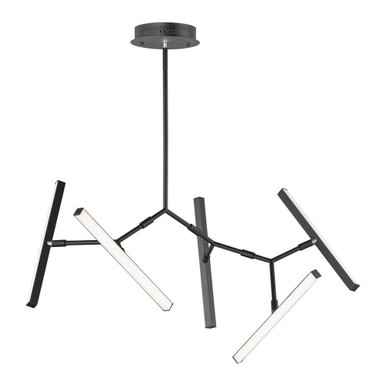 Robotica 35W 5 LED Light Large Pendant by ET2 - E21244-BK