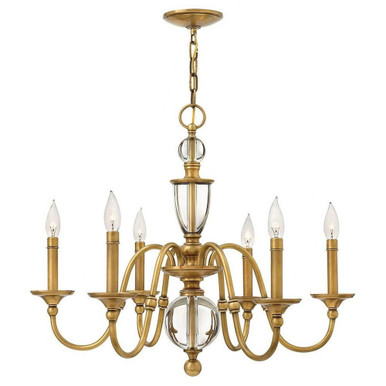 Eleanor 6 Light Large Chandelier by Hinkley - 4956
