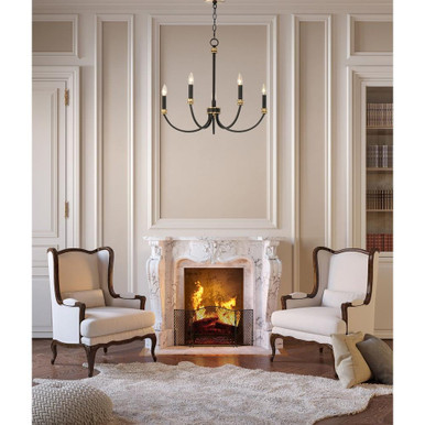 Hesley Grove 5 Light Chandelier 26 Inches wide by 22 inches high by BSH - 93-BEL-4167624