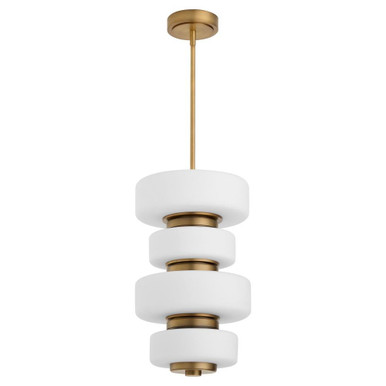 Favo 30W 8 5CCT LED Pendant 24 Inch Tall and 13.5 Inch Wide by Oxygen - 3-81-56