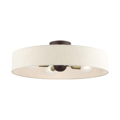 Edward Hollies 4 Light Steel Semi Flush Mount by Bailey Street Home - 218-BEL-939428