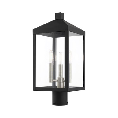 Rothwell Bridge 3 Light Outdoor Post Top Lantern 8.25 x 19.5 Inch by BSH - 218-BEL-831828