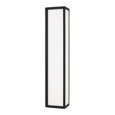 Irvin 9W 1 LED Outdoor Wall Lantern 29 Inch Tall X 7.5 Inch Wide by Capital - 954731BK-LD
