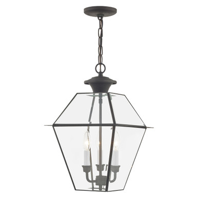 Westover 3 Light Medium Outdoor Pendant by Livex - 2385