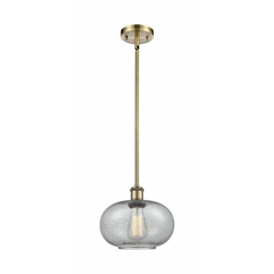 Gorham 1 Light Small Stem Hung Pendant 11 Inch Tall by Innovations - 516-1S-G24