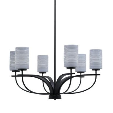 Cavella 6 Light Large Chandelier by Toltec 3906-MB-4062 - 3906-MB-4062