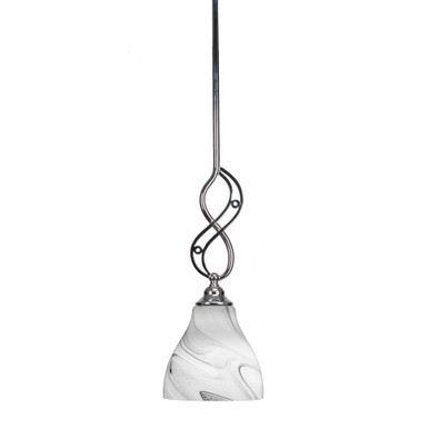 Jazz 1 Light Small Pendant 17 Inch Tall by Toltec - 232-62517
