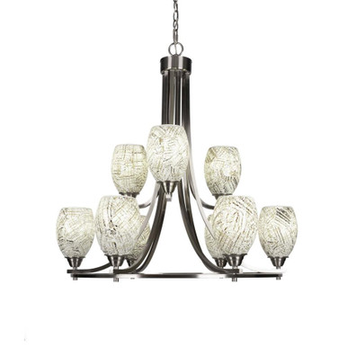 Paramount 9 Light Large Chandelier by Toltec 3409-29752975 - 3409-29752975