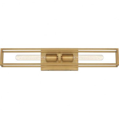Leighton 2 Light Vanity Light by Quoizel - LGN8624WS