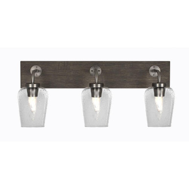 Oxbridge 3 Light Vanity Light 26 Inch Length by Toltec - 1773-GPDW-210