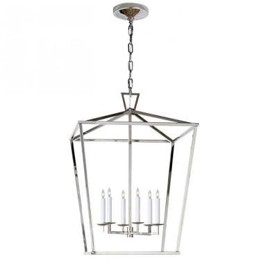 Darlana 6 Light Coastal Large Foyer Pendant by Visual Comfort Signature - CHC2176