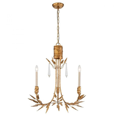 Palm d'Or 3 Light Medium Chandelier by Lucas and McKearn - CH7407G-3