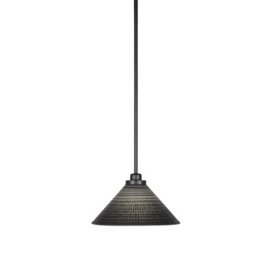 Odyssey 1 Light Stem Hung Medium Pendant 12 Inch Wide by Toltec - 2601-MB-4009