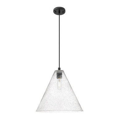 Crown Point 1 Light Berkshire Cord Pendant 16 Inch Wide by Innovations - 434-1P-GBC-16_P
