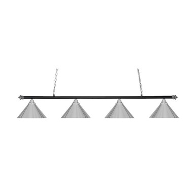 Oxford 4 Light Billiard/Island 12 x 14 Inch by Toltec 374-CHMB-420-CH - 374-CHMB-420-CH