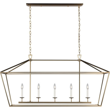 Dianna 5 Light Small Linear Chandelier by Visual Comfort Studio - 6692605