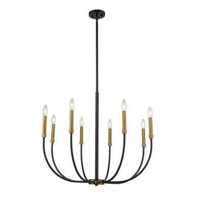 Haylie 8 Light Chandelier 32.5 Inches Wide by 109.25 Inches High by Z-Lite - 479-8