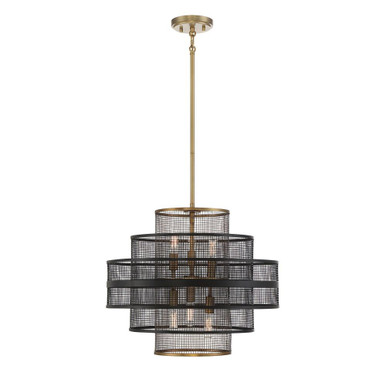 Kelvin 6 Light Large Pendant by Savoy House - 7-1927-6-143