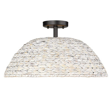Sea Furlong 3 Light 18.75 Inch Wide Semi Flush Mount by Bailey Street Home - 170-BEL-4561179